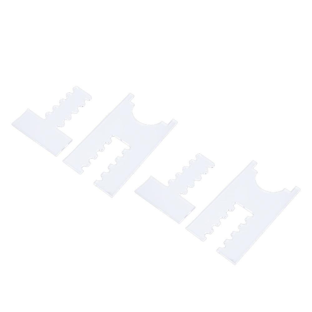 2 Pack Acrylic Furniture Wall Protector Transparent Sofa Wall Stopper For Cabinet