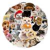10/30/50pcs Kawaii Animal Cat Graffiti Stickers Funny Kitten MEME Decal Suitcase Helmet Laptop Phone Cute Decoration Sticker Toy