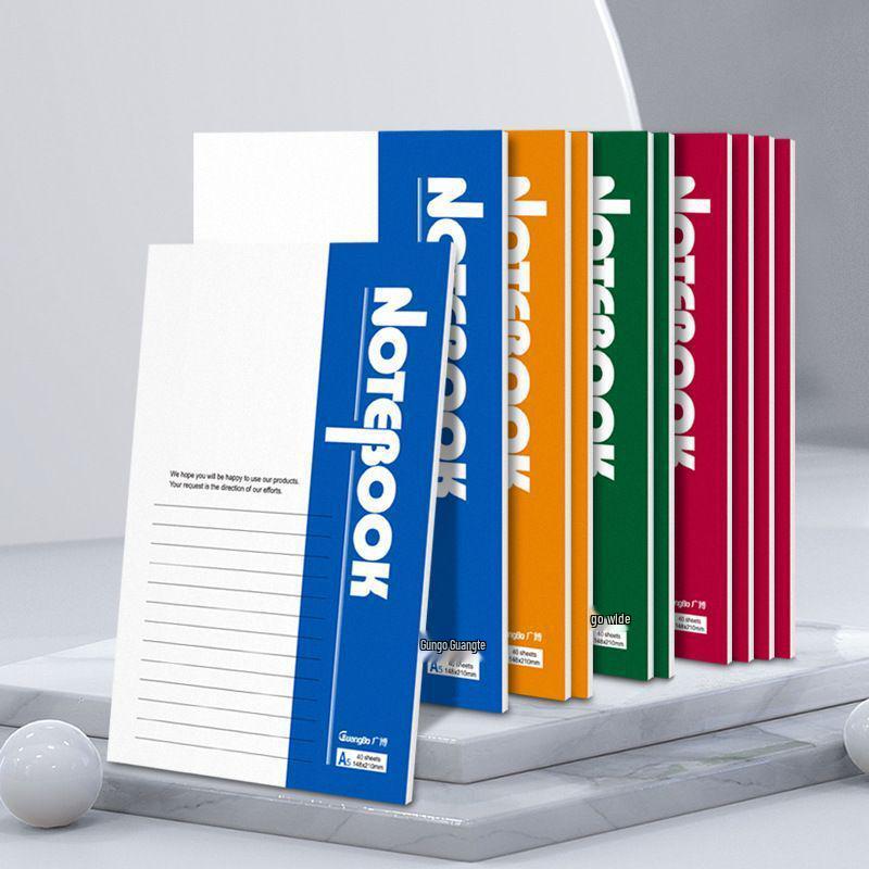 Набор из 10 блокнотов и журналов формата А5 в мягкой обложке для офиса и ведения дневников Deluxe: 1-Pack Smooth Writing