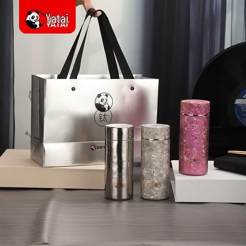 YATAI Pure Titanium Mini Insulated Tea Cup