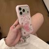 Pink Strawberry Stacking Music Cute Cream Love Portable Application Apple 15Promax Mobile Phone Case 16 Women 16pro