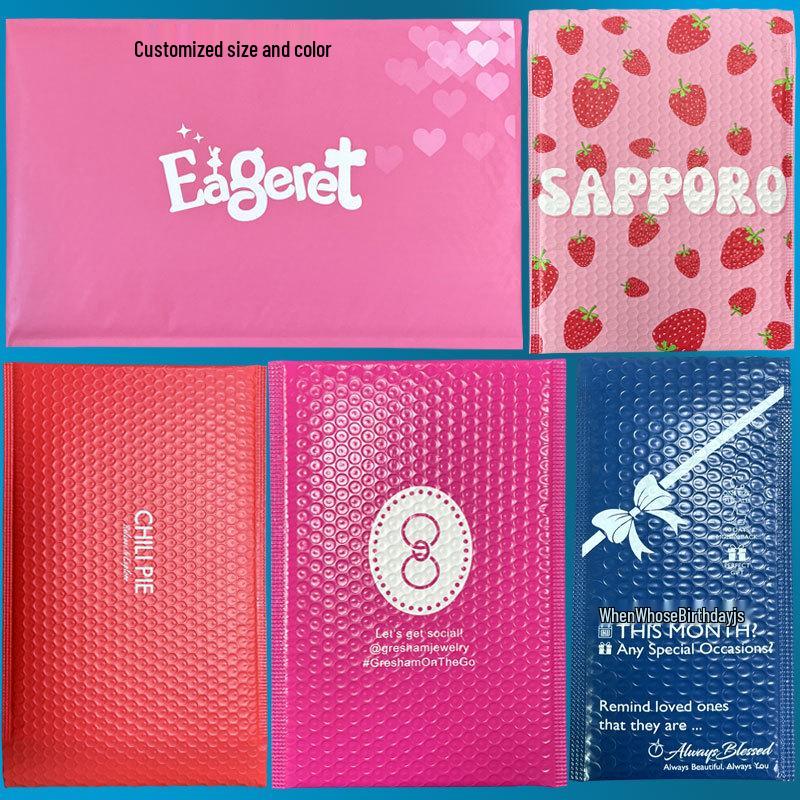 Farbiger selbstklebender Luftpolsterumschlag - Stoßfeste matte co-extrudierte Verpackung für Kleidung