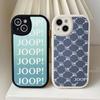 Modemarke J-Joop Leder Handyhülle Für IPhone 16 15 14 17 Pro Max 11 12 Mini Plus Weiche Hülle