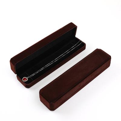 Velvet Necklace Gift Box Jewelry Storage Gift Box Dust-Proof Flip-Top Design Bracelets