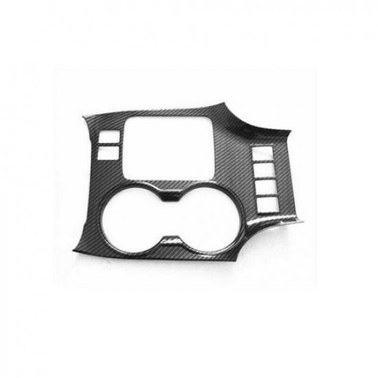 Carbon Fiber ABS Gear Shift Box Panel Cover Trim For Toyota Highlander 2015-2019