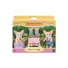 [Toytron] Sylvanian Families Fennec Fox Family & Rainbow Cloud Train Set (Toytron 5696 + 5702)