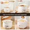 Sanjiaolong Mini Automatic Double-Layer Ceramic Steamer Pot