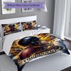 3PC Custom Name "Powerful Football Helmet Artwork" Bedding Set Printed Bedding Set Duvet Cover Closure Includes 1 Duvet Cover & 2 Pillowcases for All 