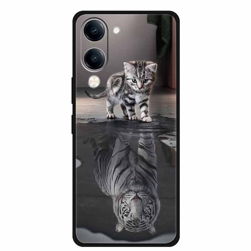 Case For Vivo Y04 Y04S Y37C 4G Soft Silicone TPU Protector Shell Cartoon Lovely Gift Anime Phone Cover Capa Y 04 04S 37C Bumper