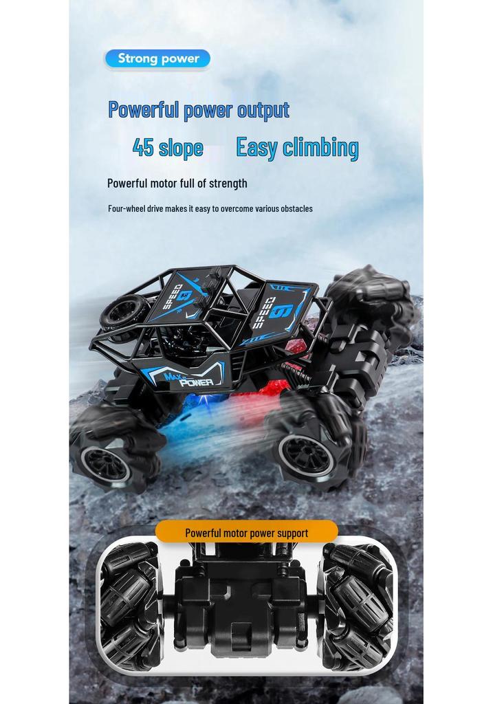 In Stock: S611 Remote Control Sideways-Climbing Stunt Car with One-Key Demo, Off-Road Toy Gift
