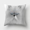 Cute Cat Print Decorative Cushions Pillowcase Polyester Cushion Cover Throw Pillow Sofa Living Room Decoration Pillowcover