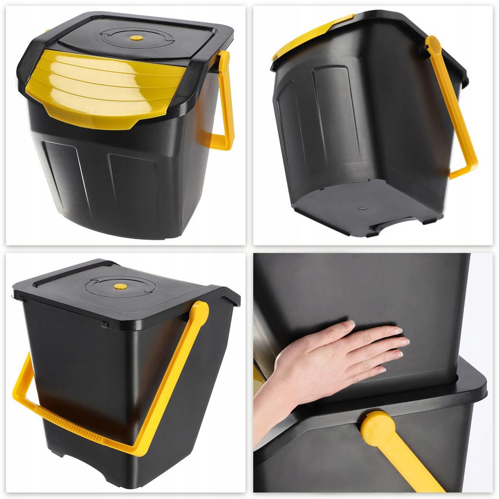 KADAX Trash Can Container for Sorting Set 25L