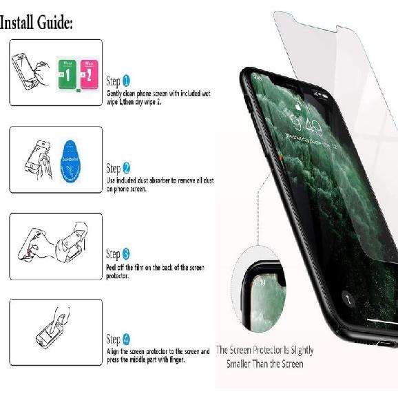 Black Soft TPU Bumper Phone Case for Blackview Wave 6C (6.50") with 1 X Tempered Glass Screen Protector, Slim Silicone Shockproof Cover for Blackview