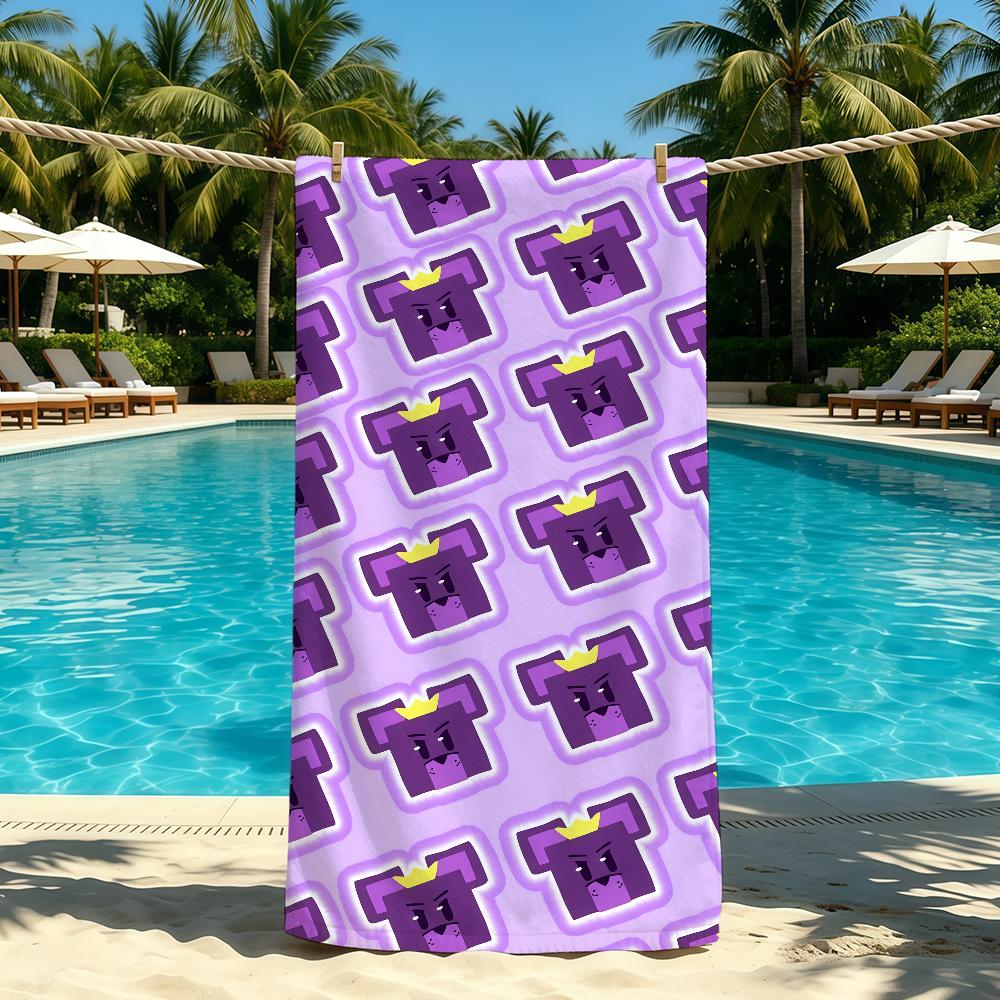 Game Towel A-Adventure For S-Super Outdoor B-Bear Camping Beach Towel Super Absorbent Quick-Drying Summer Towel