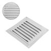 Square Aluminum Alloy Air Ventilation Cover 150 200 250 300mm Louver Ducting Ceiling Vent Grill Cover Cooling Ventilator Mesh