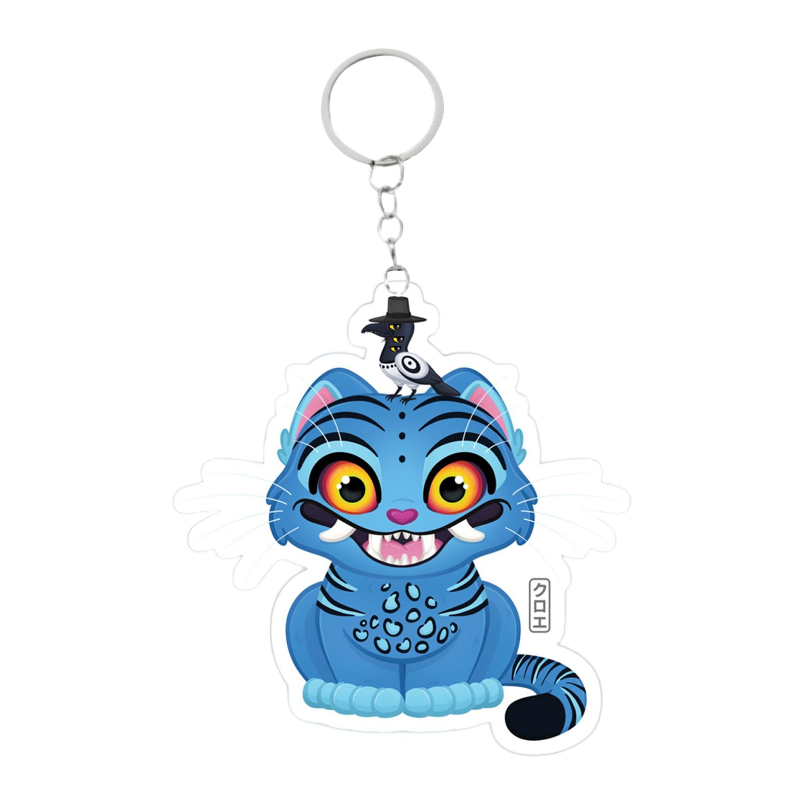 

2D Плоский, Акриловый Мультяшный Брелок, Можно Повесить на Рюкзаки, Наплечные Сумки, Ключи, Милый Брелок, Украшение для Одежды. One Size