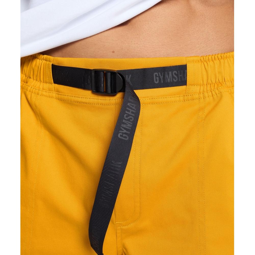 Gymshark Rest Day Woven Shorts Burnt Yellow A5a6d Ybmv