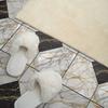 Easy Installation Vinyl Tile Set Elegant Marble Pattern 9x30x30 Cm