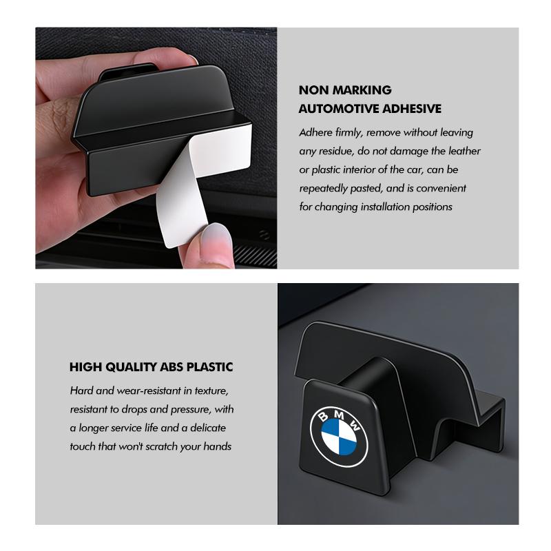 Car Seat ABS Self-Adhesive Glasses Holder Sunglasses Storage Accessories For BMW Performance M E87 E30 E46 E28 F35 G20 E93 F20 VO8