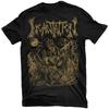 Vtg Incantation Band Music Tour Heavy Cotton Black Full Size Tee Shirt MM690 Unisex T-Shirt