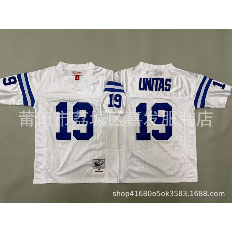 Kids Retro Football Jersey Team Practice Cotton Uniforms NFL Style Youth Sports Apparel