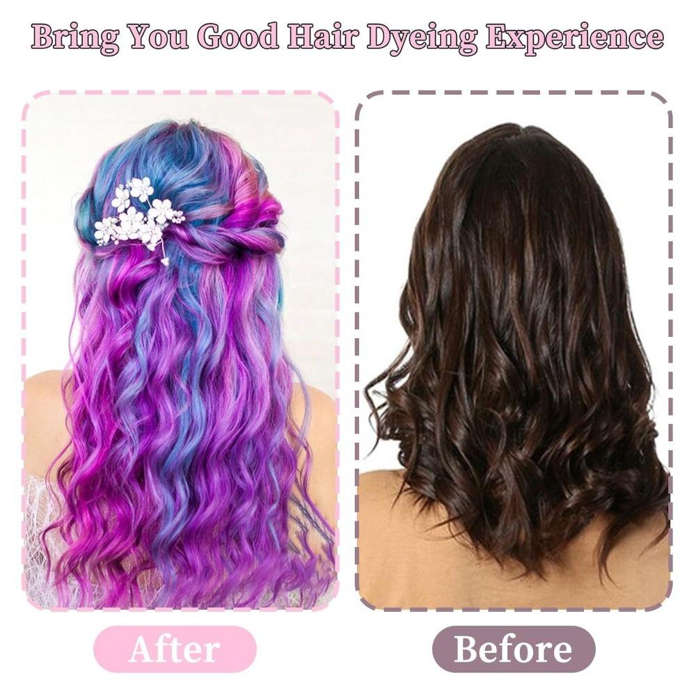 Reusable Hair Coloring Cap With Plastic Crochet Hook Dye Hat Caps Hair Hairstyling Tools  Salon DIY