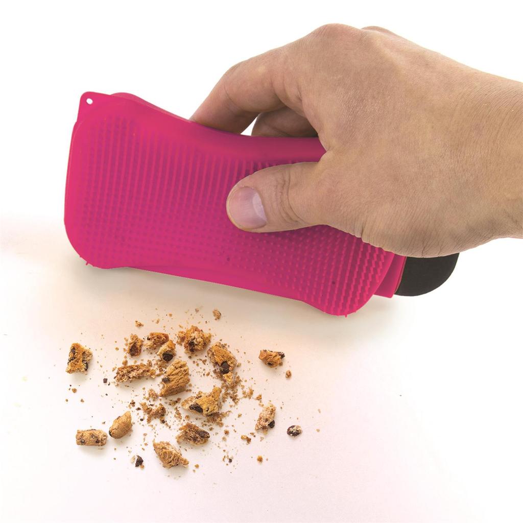 Scraper With Sponge Silicone Blue Detergent Tank