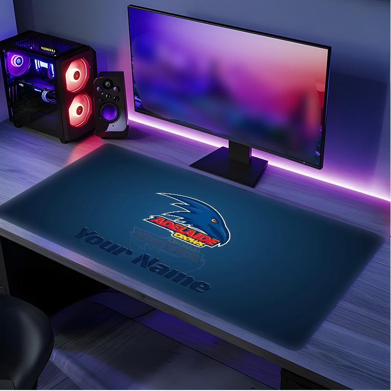 Adelaide Crows (1) Custom Name Mouse Pad Non‑Slip Mousepad for Office Gaming Desk Custom Gift for Men Women