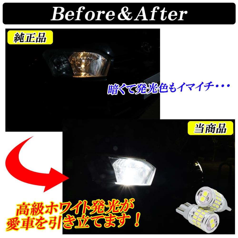 DSIC T10 LED Position Lamp Orange Amber 2500K Explosive Light