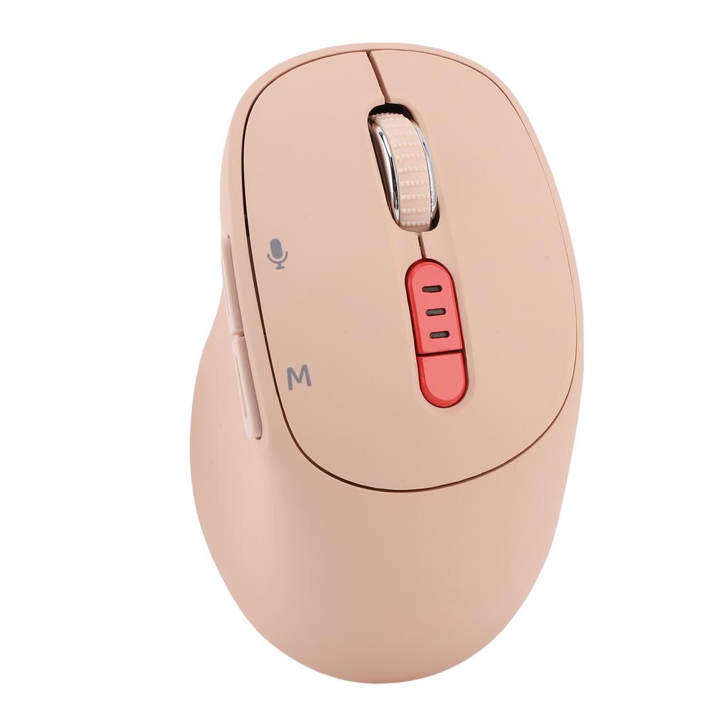 AI Voice Mouse for GPT 6 in 1 Voice Typing Translation Quiet Ergonomic Rechargeable Wireless Computer Mouse for Desktop PC