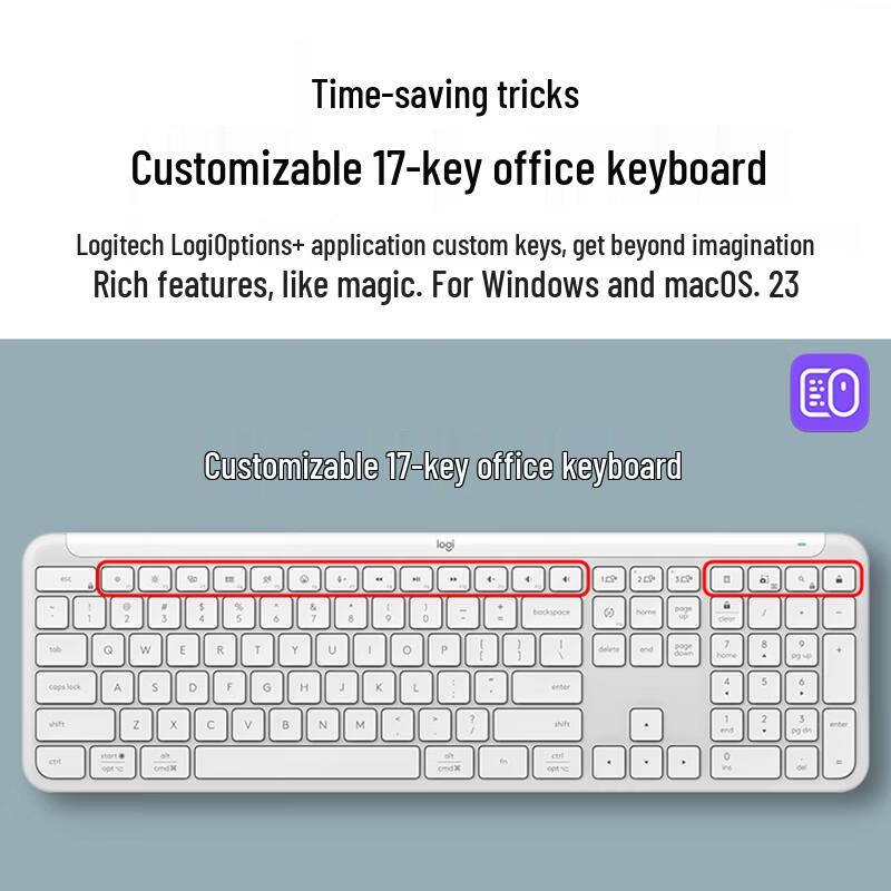 Logitech K950 Wireless Bluetooth Office Keyboard