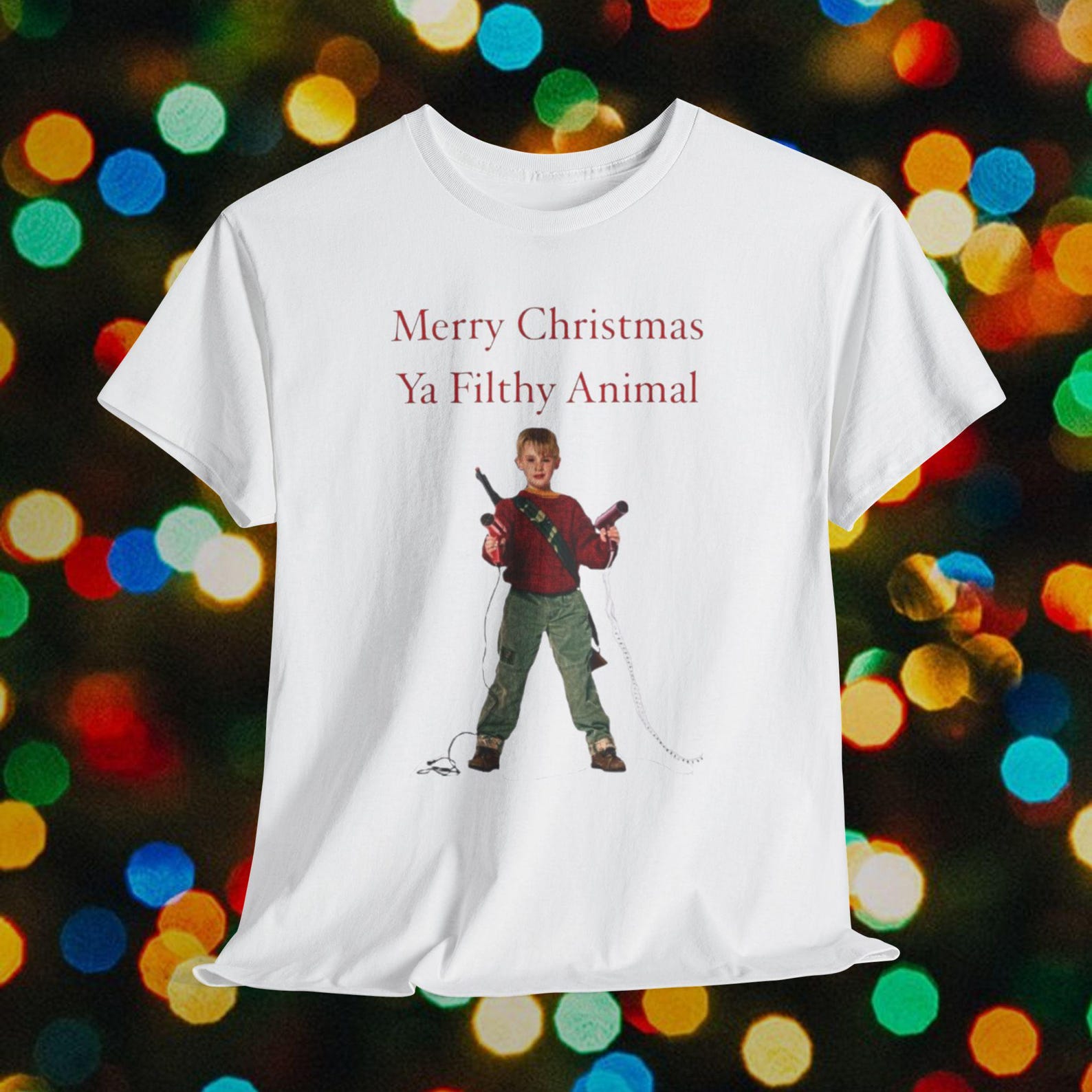 home alone shirt christmas movie tee holiday gift shirt classic xmas shirt retro christmas tee kelly boy tee merry xmas tee unisex xmas tee S