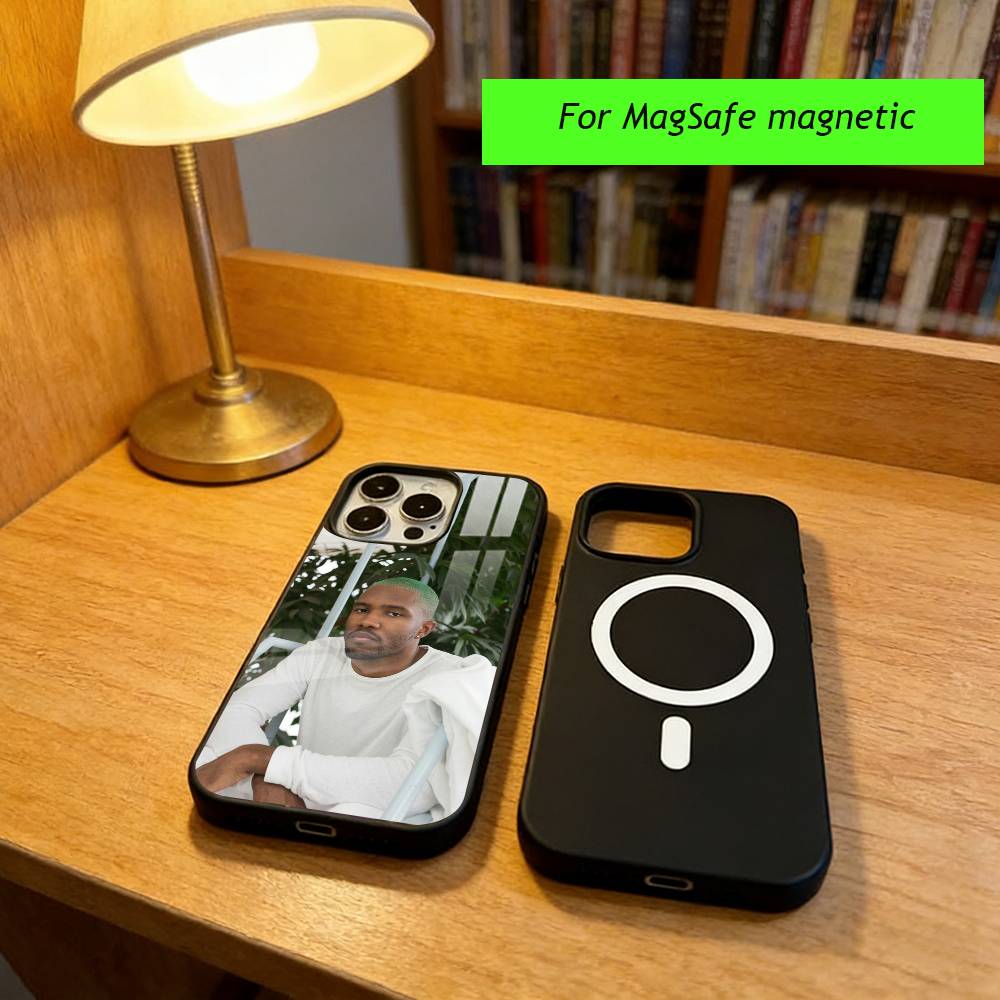 Singer F-Frank Ocean Phone Case For iPhone17,16,15,14,13,12,11 Plus,Pro Magnetic with Magsafe Wireless Charging
