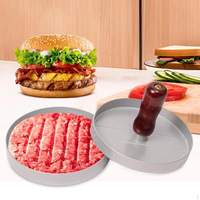 Burgerpresse Hamburger Patty Maker Antihaftbeschichtet Küchenwerkzeug Fleisch für Street Food, BBQ