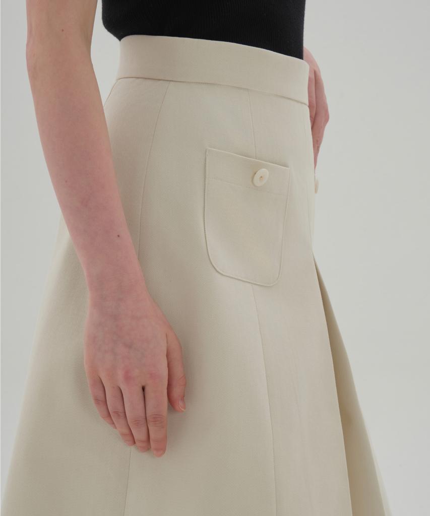 Jun By Jun K Isabelle Skirt_Cream