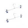 2pcs Space-Saving Pants Hangers Stainless Steel Underwear Hanger Portable Clothes Rack  Dorm Use