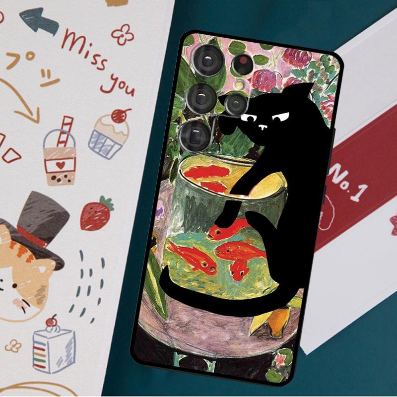 Husă cu pictură artistică Henri Matisse pentru Samsung Galaxy S23 S21 S22 Ultra Plus S20 FE Note 20 Note 10 S8 S9 S10 Plus