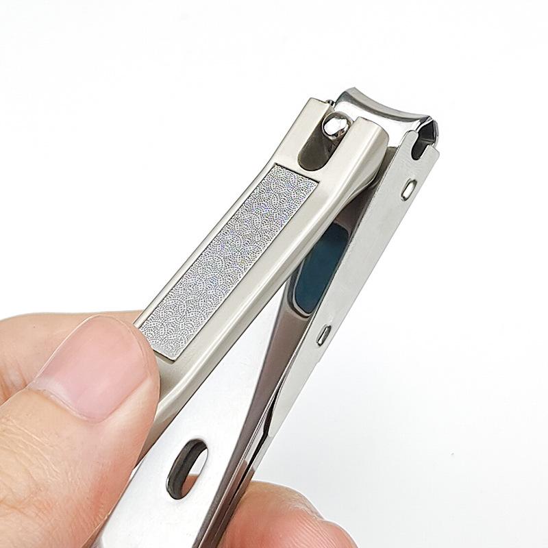 Stainless Steel Anti-Splash Nail Clipper Set with Sharp Tips - Manicure Tools, Gift-Ready, In Stock