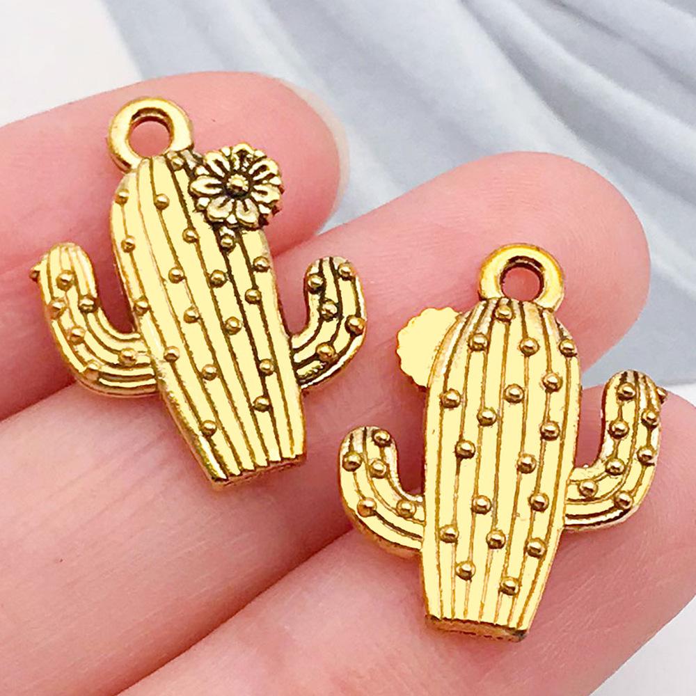 Cross-border Cowboy Western Bracelet: Horseshoe, Hat, Cactus Alloy Pendants for DIY Jewelry.