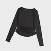 Slim Fit Long Sleeve Quick-Dry Breathable T-Shirt for Running & Yoga