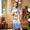 Women's Cute Summer Cartoon Pajamas: Loose Nightgown Homewear