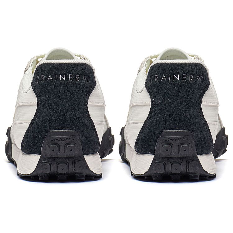 Li Ning Yun Chuan VTNG Non-Slip Wear-Resistant Low-Top Training Shoes Men Shoes Beige Black AGCT159-5