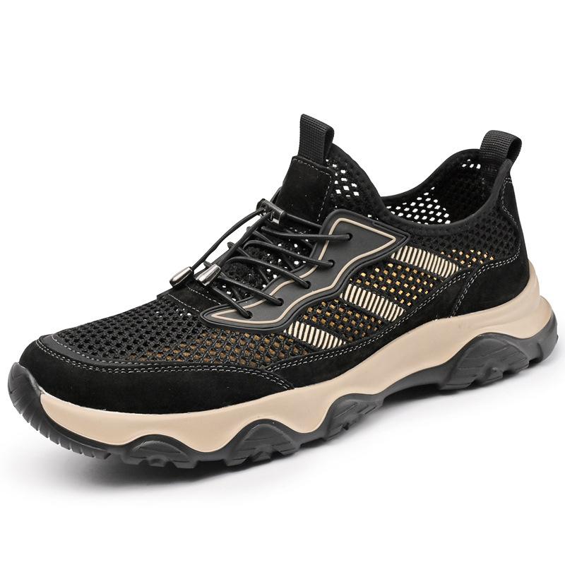 

Sneakers Men s summer breathable mesh shoes Men s one-pedal hollowed-out lightweight non-slip versatile outdoor casual shoes 44