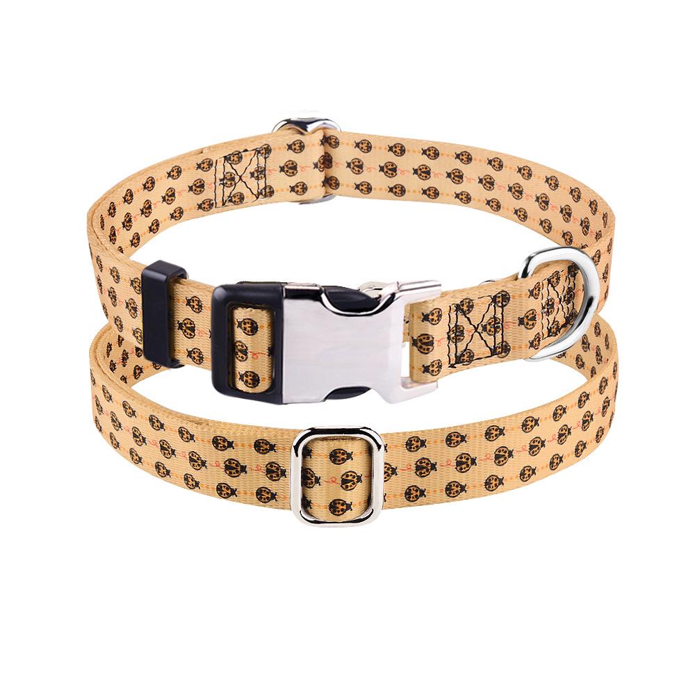 Cute Engraveable Anti-Escape Pet Collar for Cats & Medium Dogs