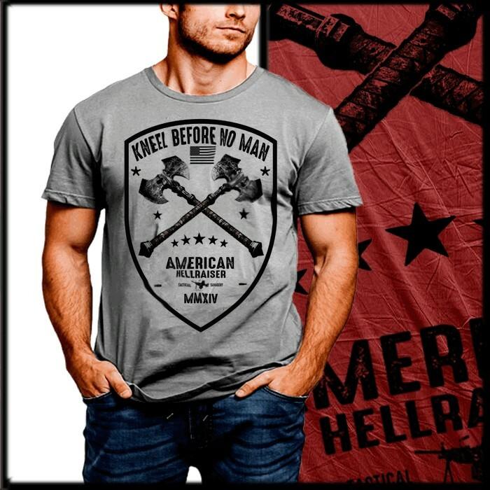 

Special Ops T-Shirt Infantry Ranger Knee Before No Man XL Charcoal Gray Tee L