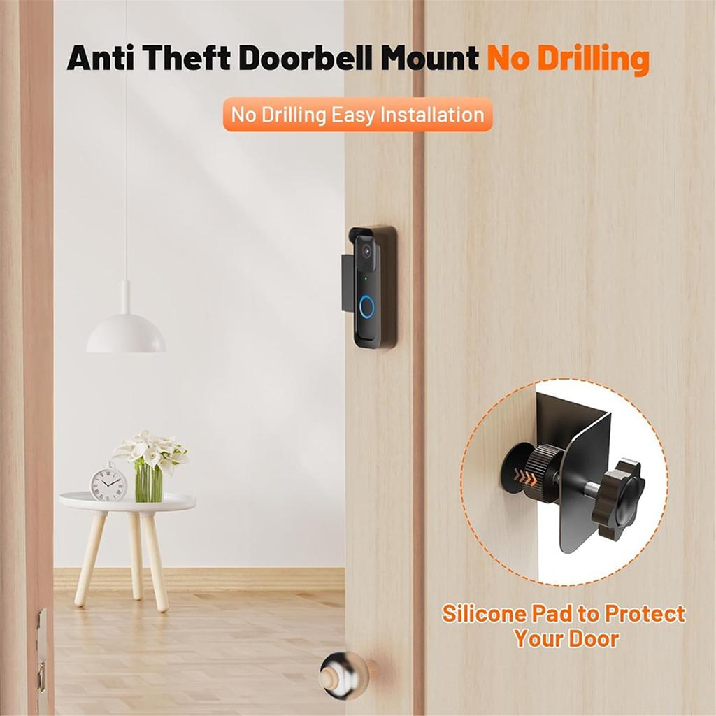 2025+  Mount,Anti-Theft Doorbell Mount for Blink Video Doorbell 1st Gen,Doorbell Camera Bracket with Rain Cover