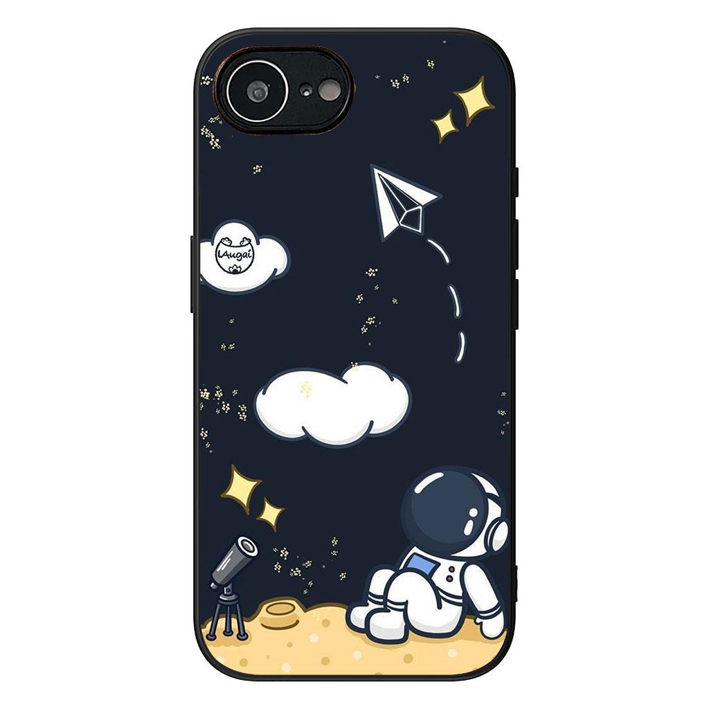 Sky Art Astronaut Moon Case for Motorola Moto G04 G13 G14 G22 G23 G20 G32 G34 G35 G64 G82 G84 G53 G60 G72 E14 E15 E13 E22 E20