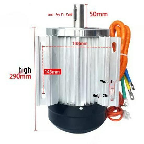5000W Super High Power DC Brushless Motor Extruder, 60V/72V, with Pure Copper Wire