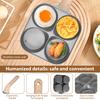Egg Pan Omelette Pan 4 in 1 Fried Egg Pan for Induction Cookers Egg Pancake Pan with Non Stick Coating for Gas Electric Stoves