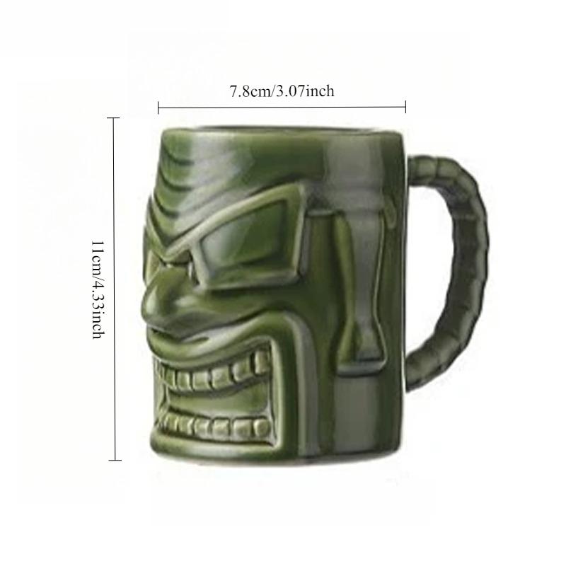 Easter Island Tiki Mugs Creative Ceramic Cocktail Cup Drinkware Hawaiian Style Decorative Cups The Best Gifts To Give To Friends